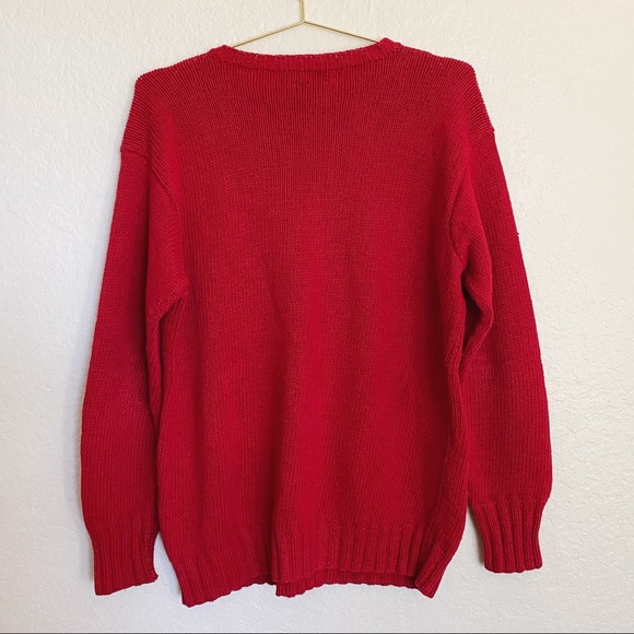 ‘RARE’ POLO BEAR Ski Bear Hand Knit Sweater SZ M - Picture 2 of 6